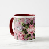 Victoriaans Rozen en Lilacs Mok (Voorkant links)