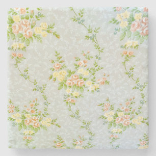 Victoriaans Rozen en wijnstokken Onderzetter