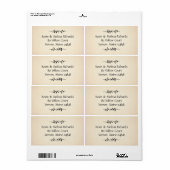 Victoriaans Rozen Etiket (Full Sheet)