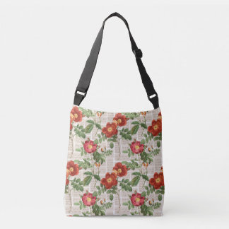 Victoriaans Rozen Heritage Illustrations Collectie Crossbody Tas