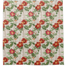 Victoriaans Rozen Heritage Illustrations Collectie Douchegordijn