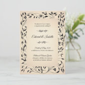 Victoriaans Rozen Kaart (Staand voorkant)