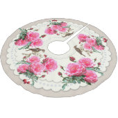 Victoriaans Rozen kerstboomrokken Kerstboom Rok (Gekanteld)