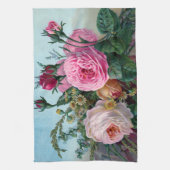 Victoriaans Rozen keukenhanddoek (Verticaal)
