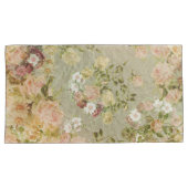 Victoriaans Rozen piloten, koningsgrootte Kussensloop (Voorkant-Rechts)