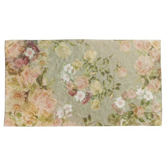 Victoriaans Rozen piloten, koningsgrootte Kussensloop (Voorkant-Rechts)