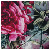 Victoriaans Rozen Roze handbedekking Stof (Swatch)