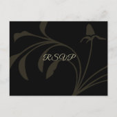 Victoriaans Rozen RSVP Briefkaart (Voorkant)