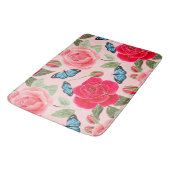 Victoriaans rozen tuin badmat (Gekanteld)