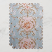 Victoriaans Rozen - Uitnodigingen / RSVP (Voorkant / Achterkant)