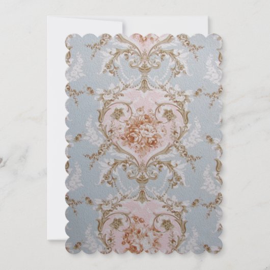 Victoriaans Rozen - Uitnodigingen / RSVP Antoinett (Voorkant)