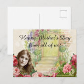 Victoriaans Rozen Vrouw deur Briefkaart (Voorkant / Achterkant)