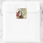Victoriaans Rozen Vrouw Stickers (Tas)