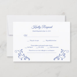 Victoriaans RSVP-Kaart Kaart