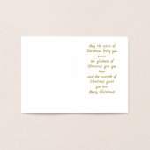 Victoriaans rustieke kerst Kaart (Binnen)