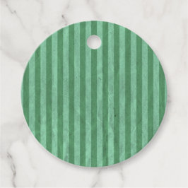 Victoriaans Sage Green Stripes Bedankjes Labels