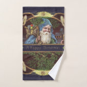 Victoriaans Santa Angels Kerst Antiek Bad Handdoek (Handdoek)