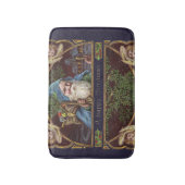Victoriaans Santa Angels Kerst Antiek Badmat (Voorkant Verticaal)