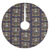 Victoriaans Santa Angels Kerst Antiek Kerstboom Rok (Voorkant)