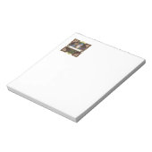 Victoriaans Santa Angels Kerst Antiek Notitieblok (Linkerzijde)