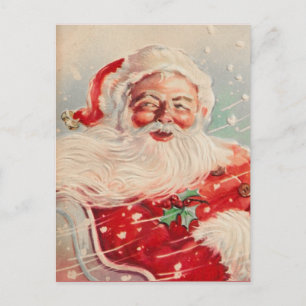 Victoriaans Santa Claus Briefkaart