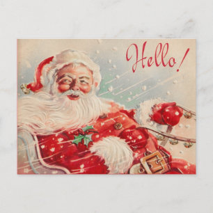 Victoriaans Santa Claus Briefkaart