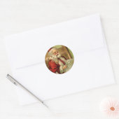 Victoriaans Santa Kerst stickers (Envelop)