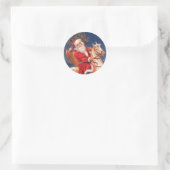 Victoriaans Santa Kerst stickers (Tas)