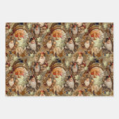 Victoriaans Santa Paper Ornamenten (Voorkant)