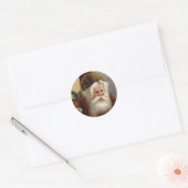 Victoriaans Santa Stickers (Envelop)
