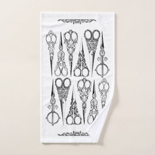 Victoriaans schaarser elegant bad handdoek (Handdoek)