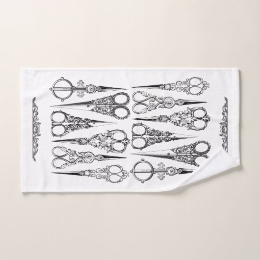 Victoriaans schaarser elegant bad handdoek (Handdoek)