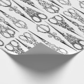 Victoriaans schaarser elegant cadeaupapier (Hoek)