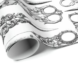 Victoriaans schaarser elegant cadeaupapier