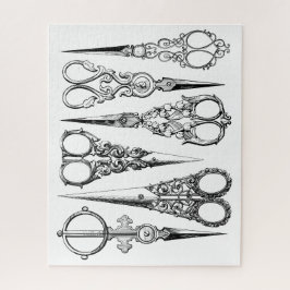Victoriaans schaarser elegant legpuzzel