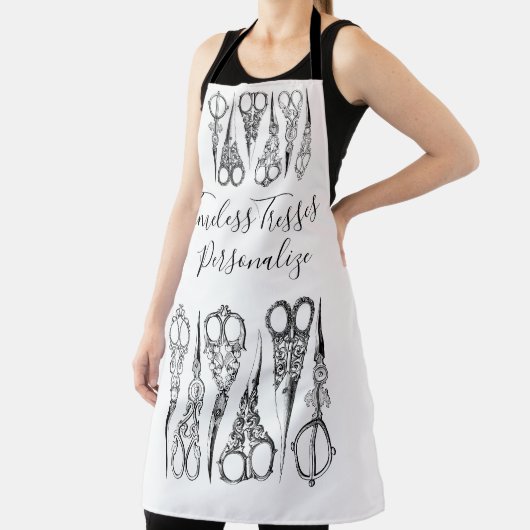 Victoriaans schaarser elegant schort (Insitu)