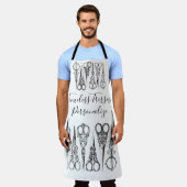 Victoriaans schaarser elegant schort (Gedragen)