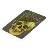 Victoriaans schedel, afwerking en druiven magneet (Linkerzijde)