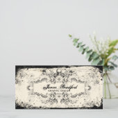 Victoriaans schedel cadeaubon (Staand voorkant)