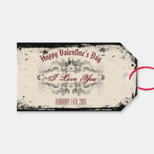  Victoriaans schedel Cadeaulabel