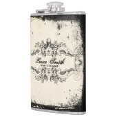 Victoriaans schedel heupfles (Links)