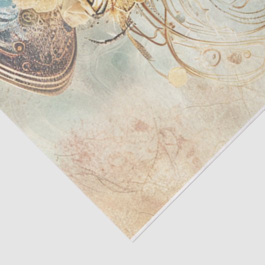 Victoriaans schedel tissuepapier (Detail)