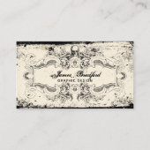  Victoriaans schedel Visitekaartje (Voorkant)