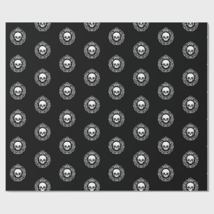 Victoriaans schedelcameo cadeaupapier