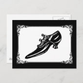  Victoriaans schoen Briefkaart (Voorkant / Achterkant)