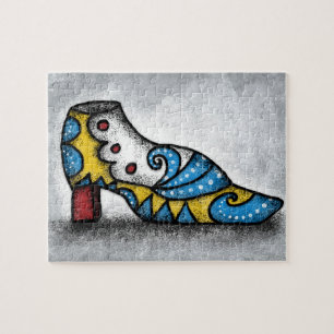 Victoriaans schoen Jigzaag Puzzle Legpuzzel