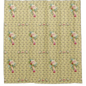 Victoriaans schoengordijn douchegordijn (Voorkant)