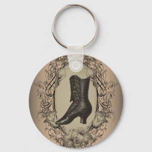  Victoriaans schoenretro fashionista Sleutelhanger