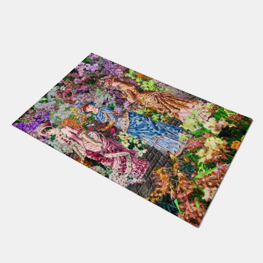 Victoriaans schoonheid deurmat (Schuin)