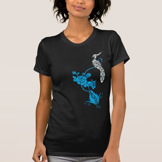 Victoriaans schoonheid "Vogel van verlangen" van J T-shirt (Voorkant)